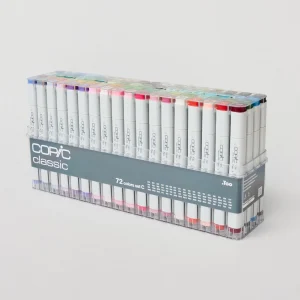 Copic Classic Markers Set of 72 - Refillable Alcohol-based Ink