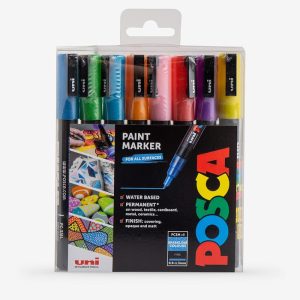 Price Comparison Posca PC-3M Sparkling Colours Set - 8 Markers, 0.9-1.3mm Nib