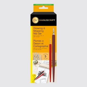 Leonardt Dip Nib Set - Assorted Sizes, 2 Holders, Storage Case