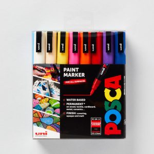 Posca PC-3M Marker Set of 16 Water-Based Pigment Inks