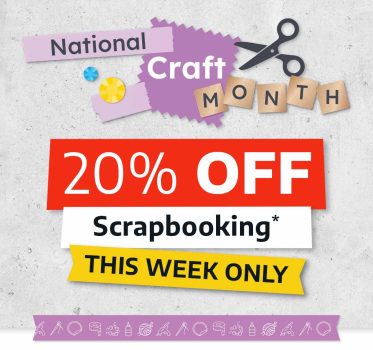 Ryman: 20% Off Scrapbooking