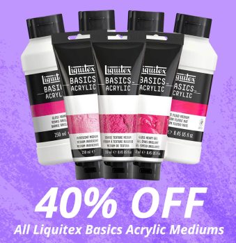 The Art Shop Skipton: 40% Off - Liquitex Mediums