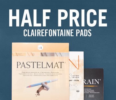 Cass Art: 50% OFF across the full range of Clairefontaine pads