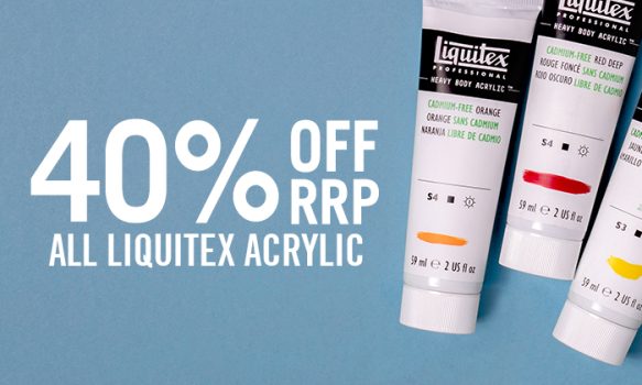 Cass Art: 40% Off RRP All Liquitex Acrylic!
