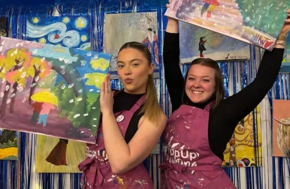 PopUp Painting sip and paint Manchester