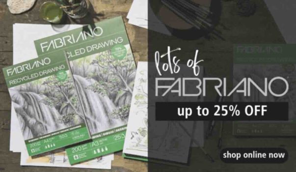 Great Art: Lots of FABRIANO® — up to 25% off!