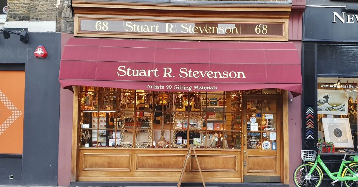 R Stevenson art supplies London