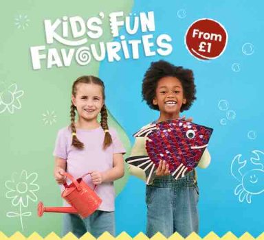 Hobbycraft: Kids' fun favourites from £1