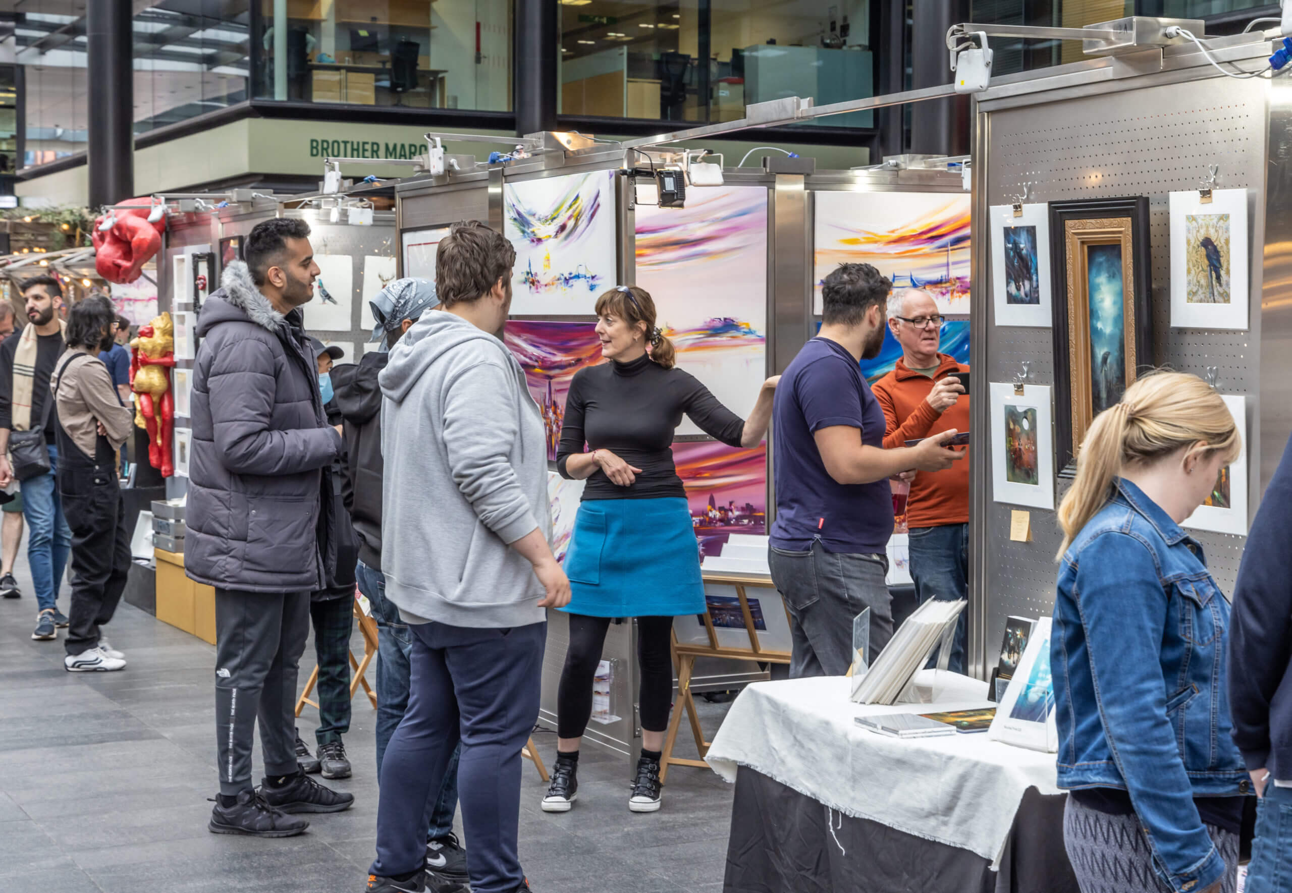 Spitalfields Arts Market East London artists market