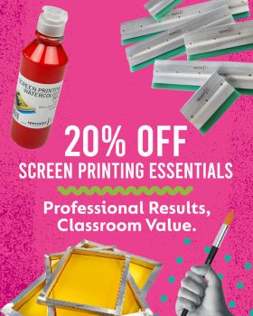 Specialist Crafts: 20% Off Screen Printing Essentials – Creativity Starts Here