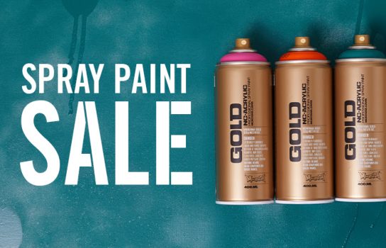 Cass Art: 40% off Spray Paint Sale!