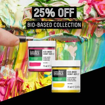 Liquitex: Celebrate Earth Month with 25% off our Bio-Based Collection