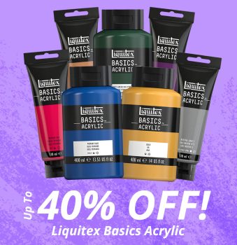 The Art Shop Skipton: Up To 40% Off Liquitex Basics Acrylics