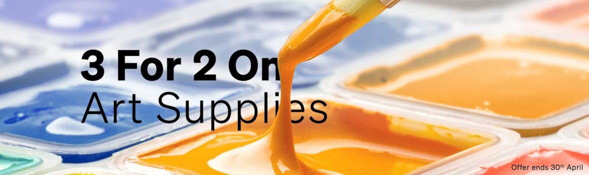 Cult Pens: 3-for-2 on a wide range of art supplies