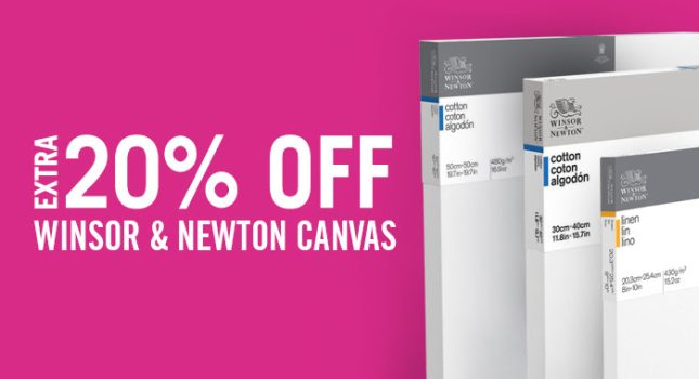 Cass Art: Winsor & Newton Big Canvas Sale