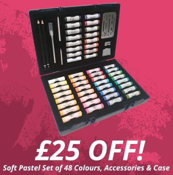 The Art Shop Skipton: £25 off Pastel Set Of 48 Colours, Accessories & Case