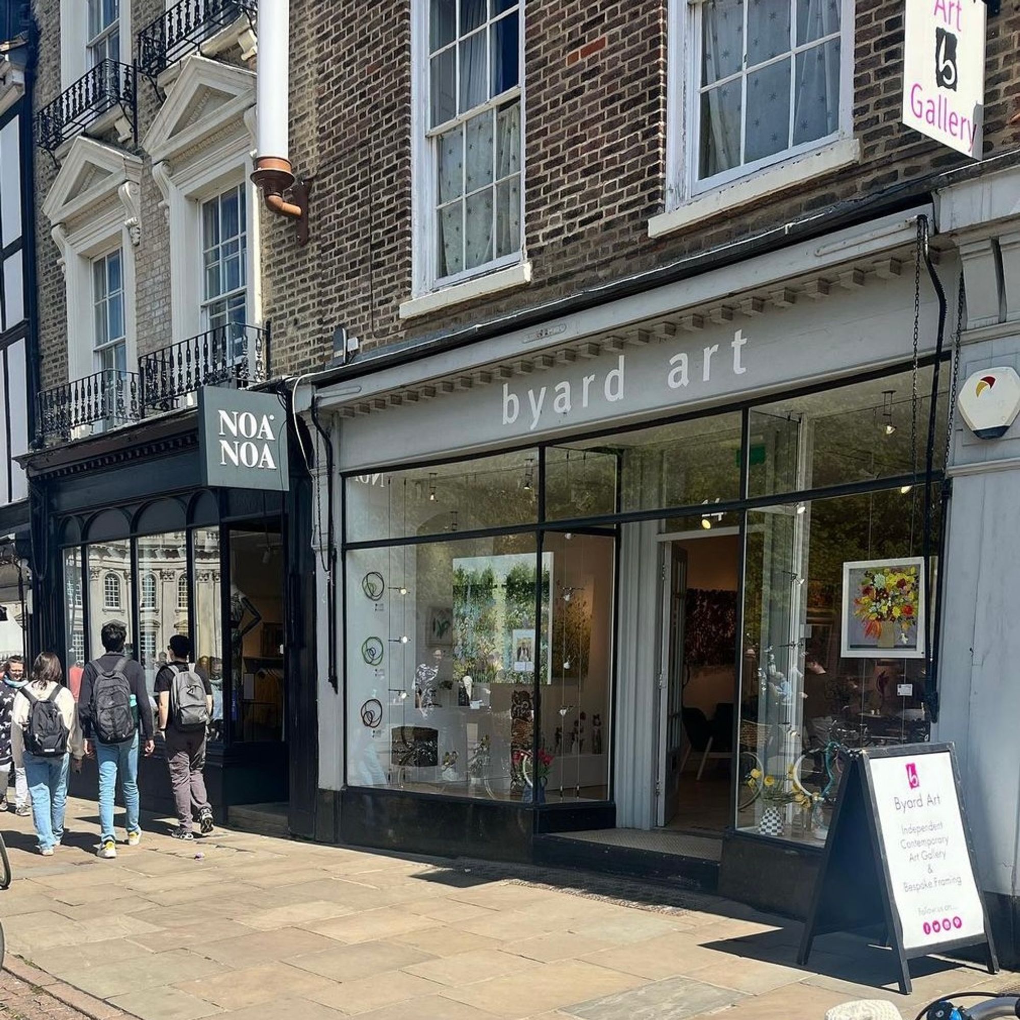 Byard Art gallery Kings Parade Cambridge