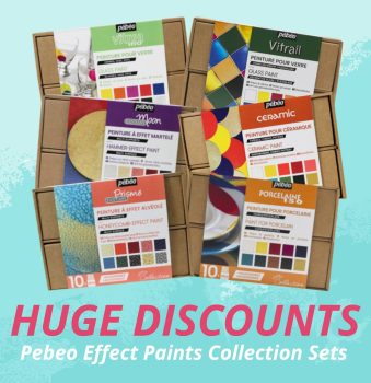The Art Shop Skipton: Hge Discounts on Pebeo Effect Paints Collection Sets