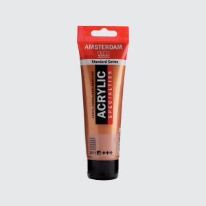 Amsterdam 120ml Metallic Acrylic Paint - Bronze, T1709-811