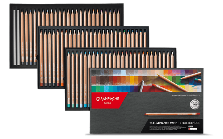 Caran d'Ache Luminance 6901 professional coloured pencils