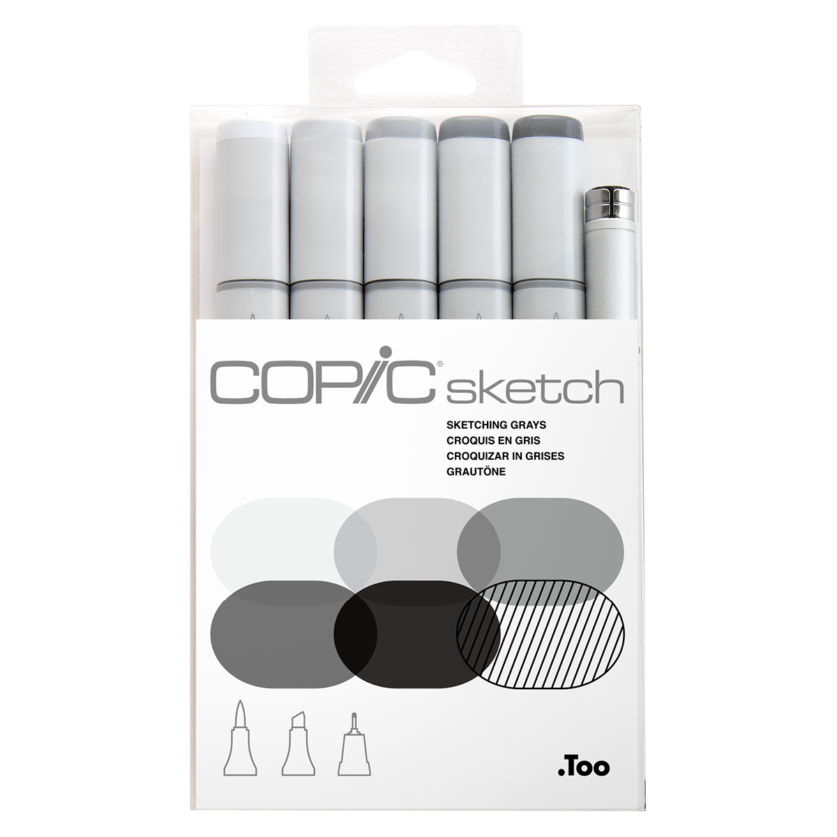 Copic Sketch Marker Set – 6 Multi-Colour Markers