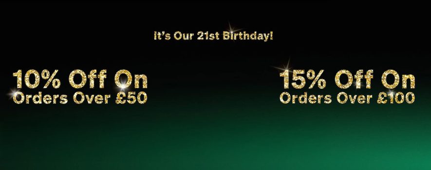 Cult Pens: Birthday offers: 10% off £50, 15% off £100