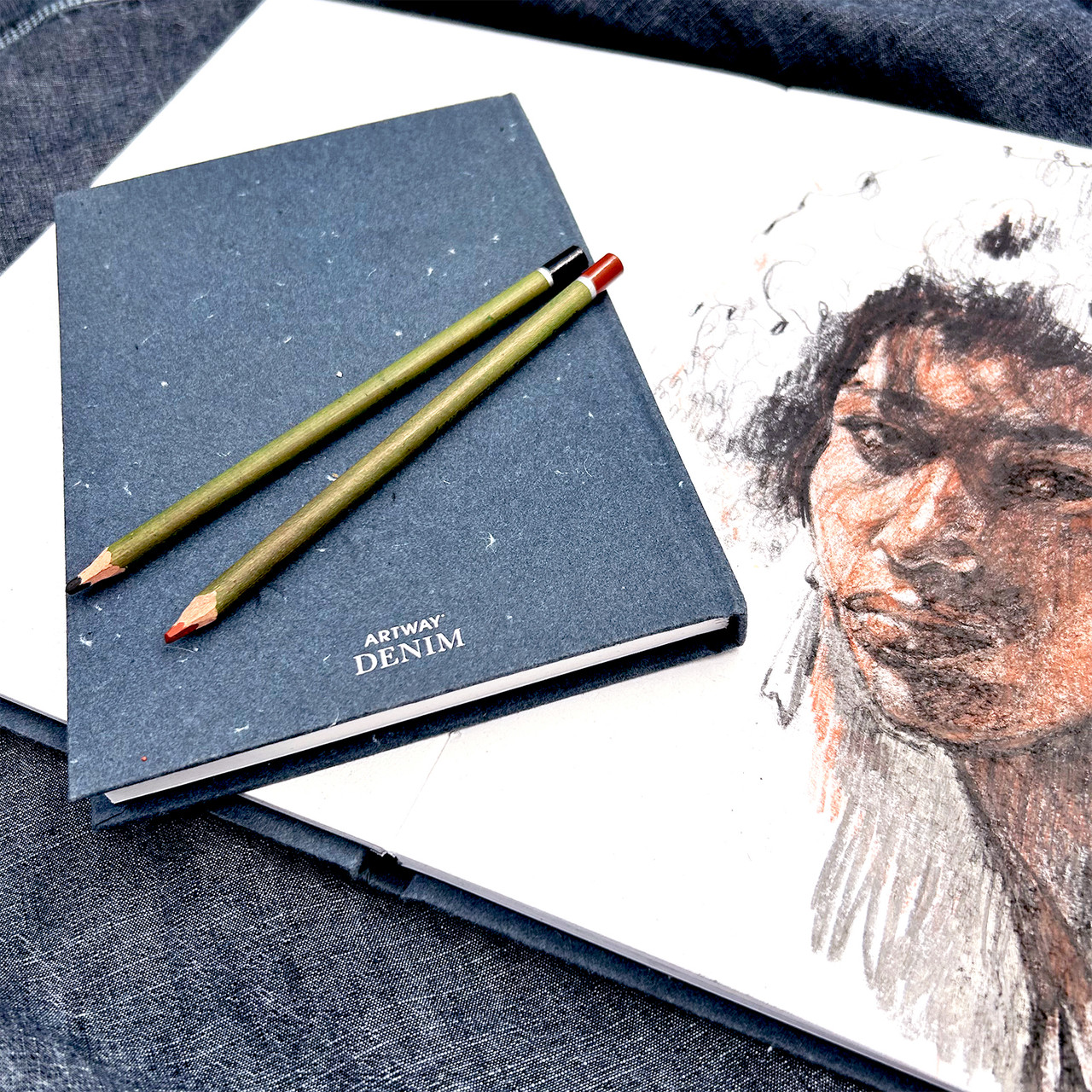 Artway Recycled Denim Sketchbook review
