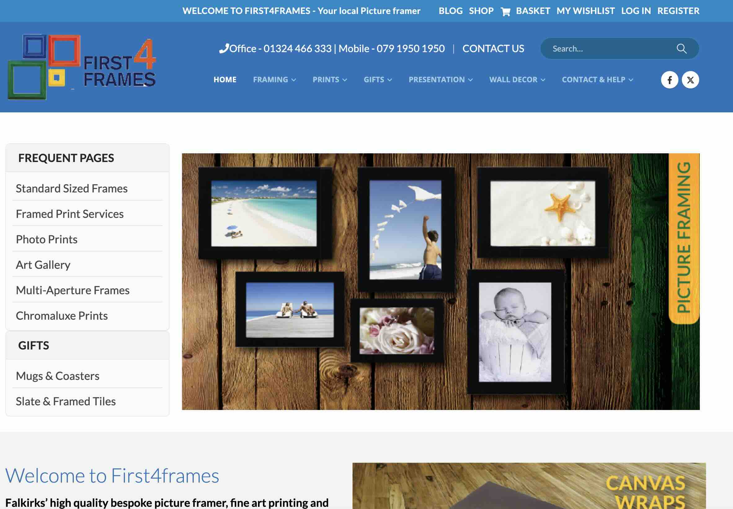 First 4 Frames giclee print framing UK