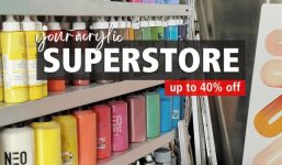 Great Art: Up to 40% off Acrylic in their Spring Sale