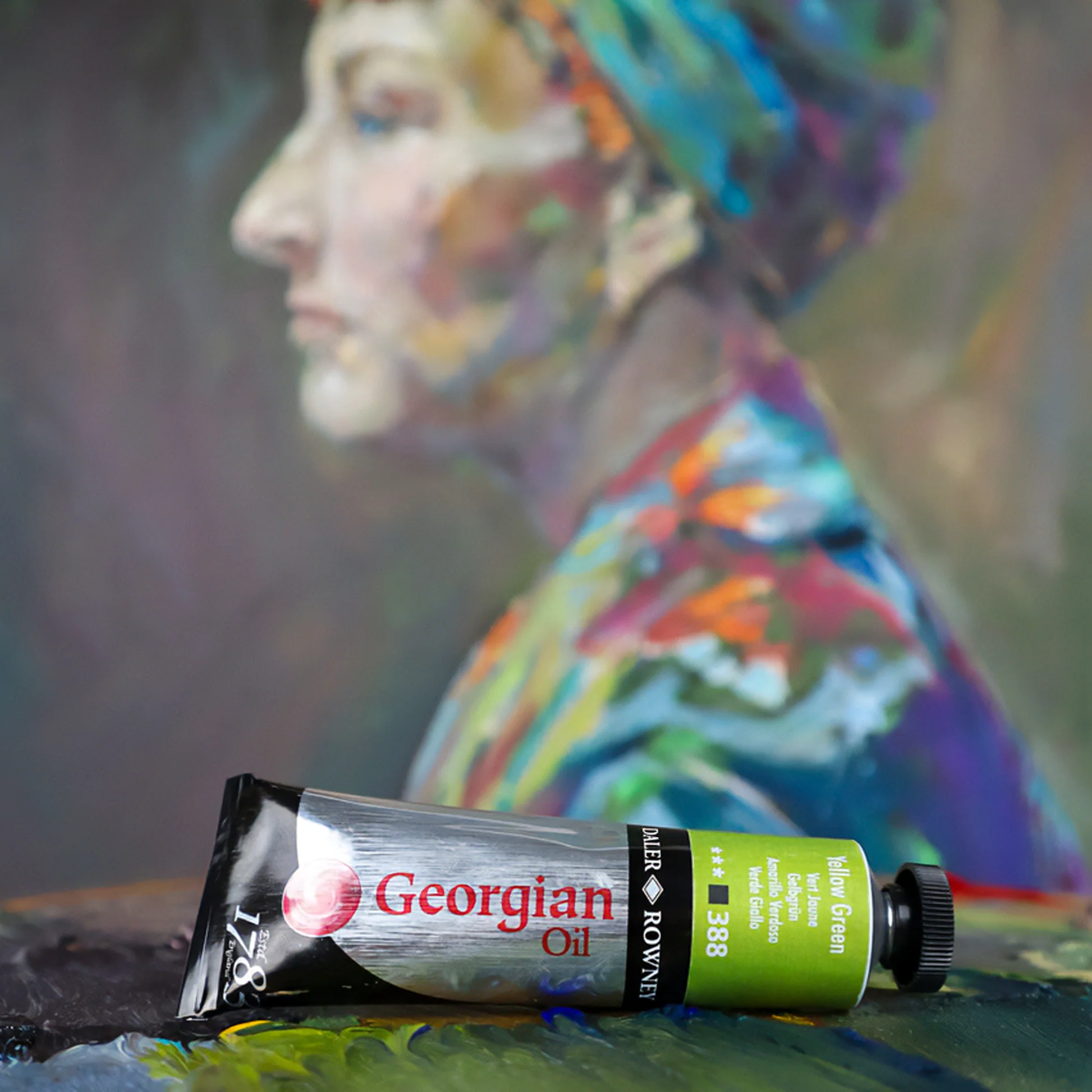 Daler-Rowney Georgian oil paint lifestyle studio
