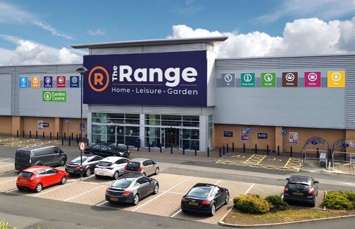 The Range external shop UK