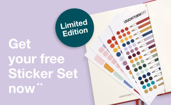 Leuchtturm1917: Get your free Sticker Set now