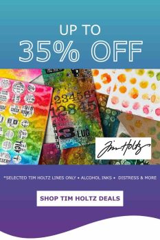 Go Craft: Tim Holtz Deals - up to 35% off