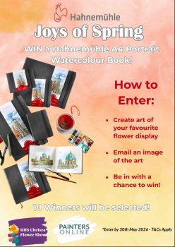 Painters Online: WIN an A4 Hahnemühle Portrait Watercolour Book