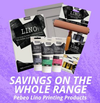 The Art Shop Skipton: Savings on Pebeo Lino Printing Products
