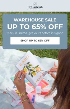 The DIY Art Club: The Warehouse Sale is officially open