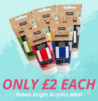 Better Than Half Price - Pébéo Origin Acrylics