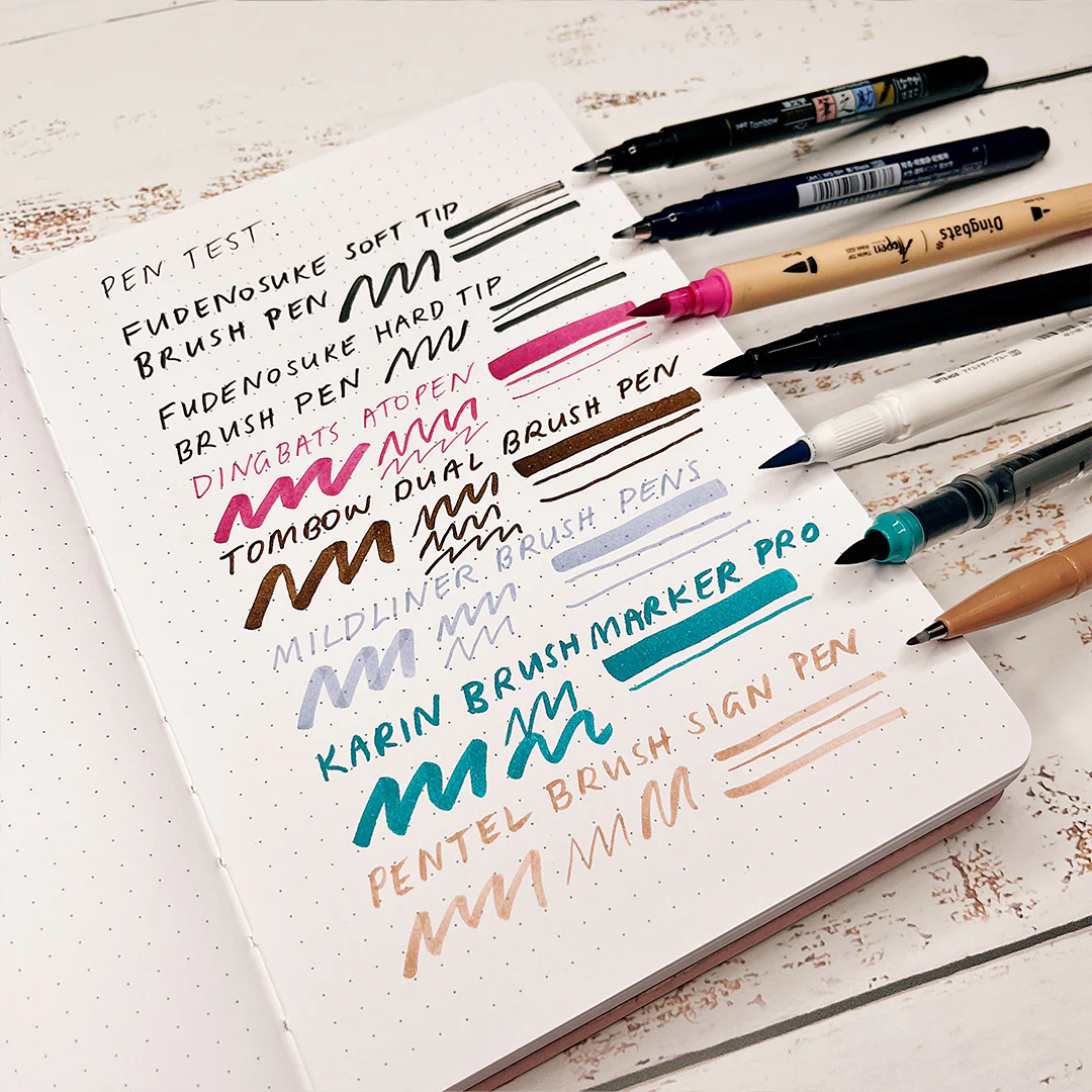 Tombow Dual Brush best brush pen for art journaling