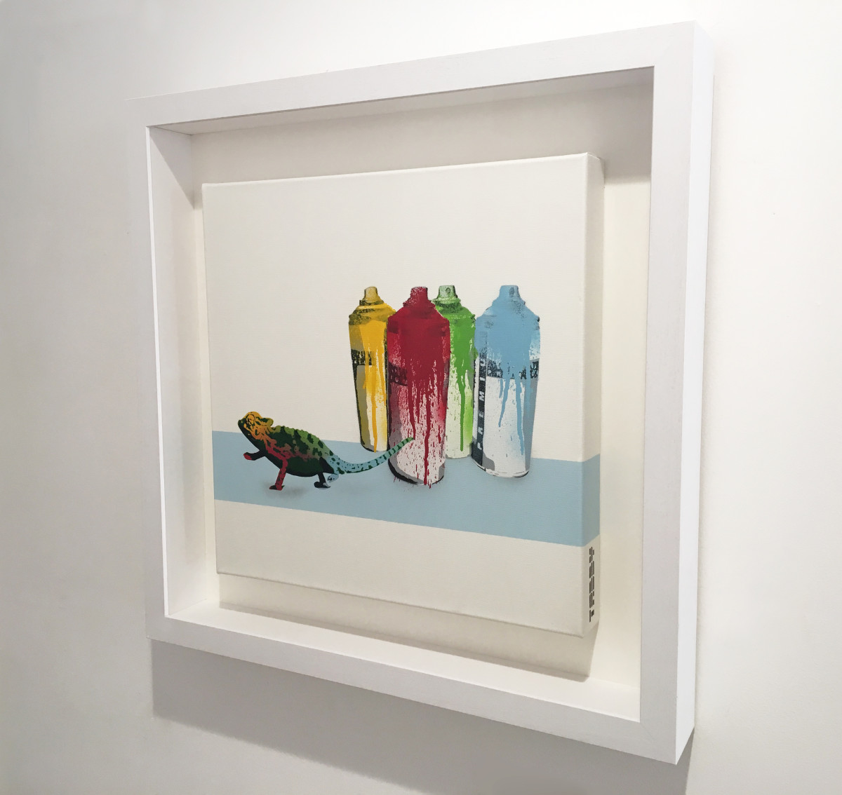 Box frame for canvas