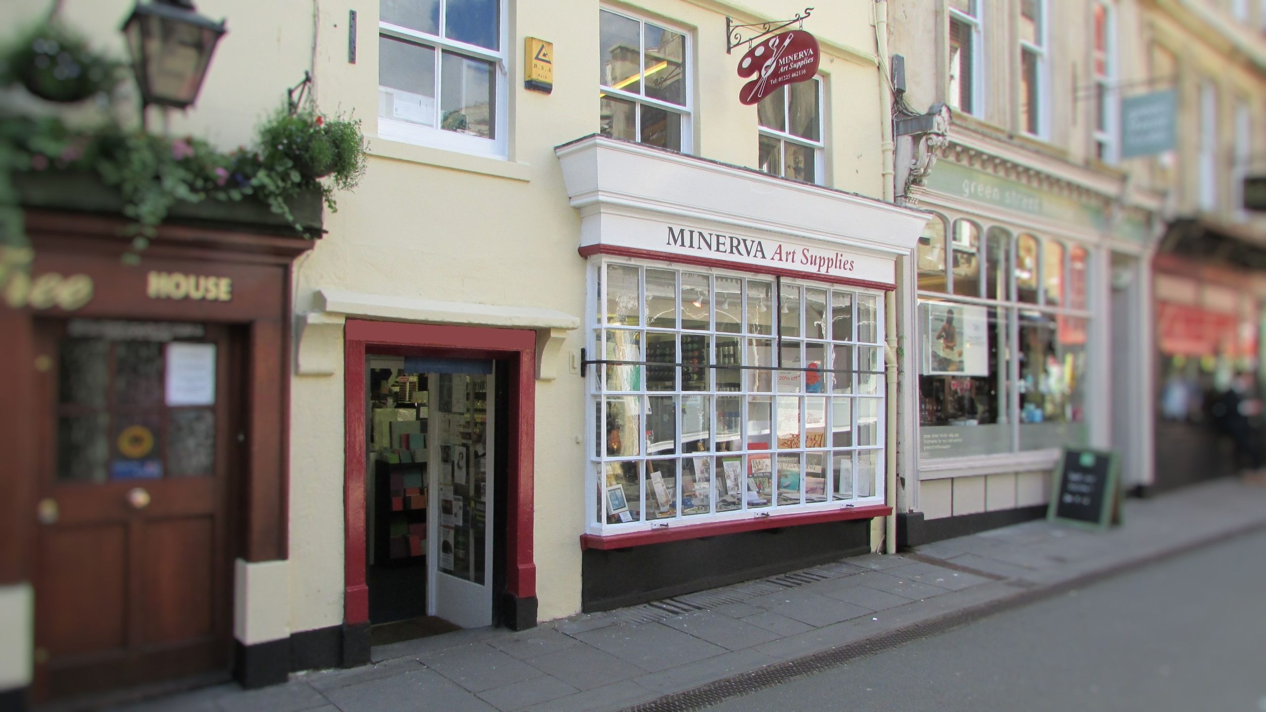 Minerva Art Supplies — Green Street, Bath City Centre