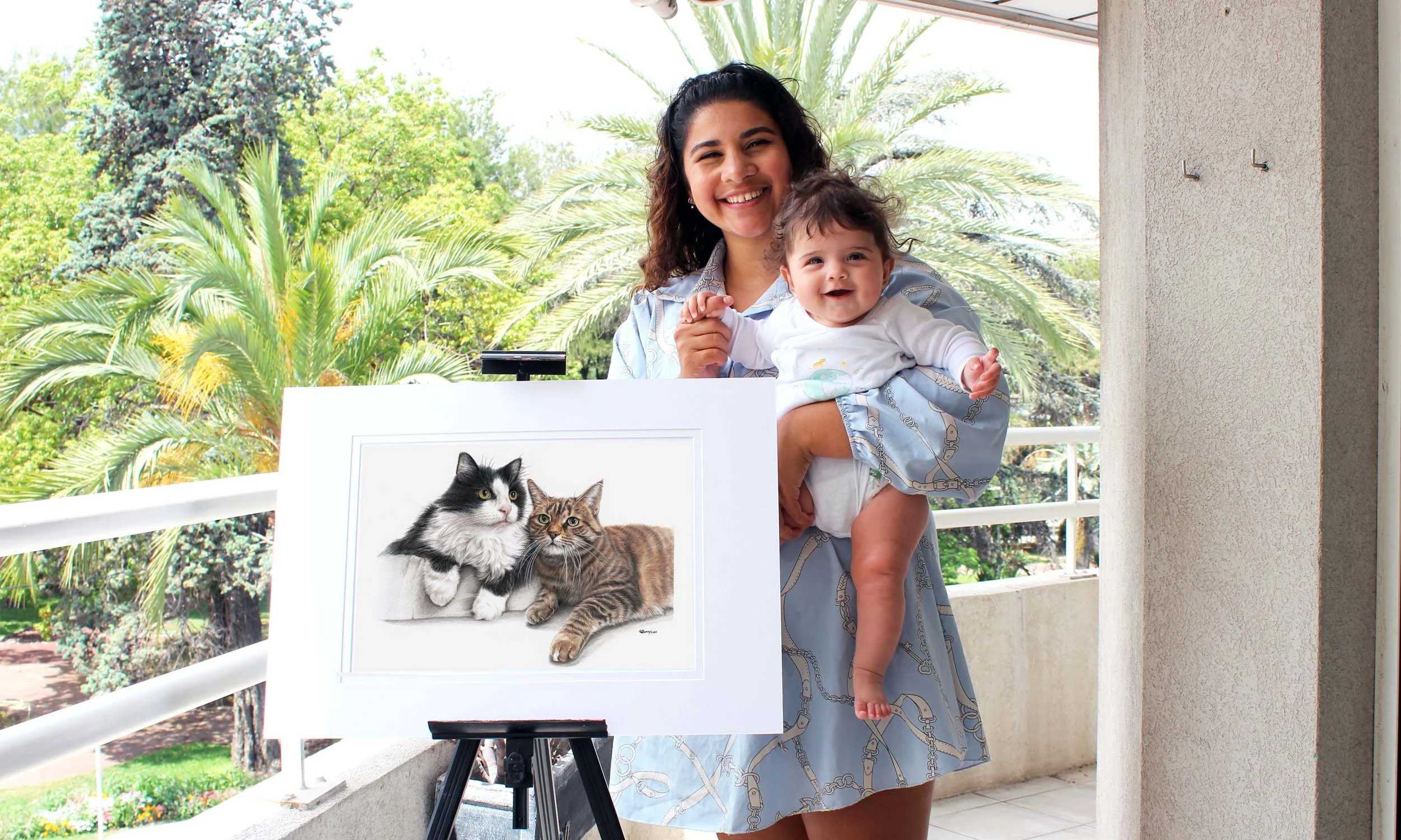 Sema Martin pet portrait artist Wales
