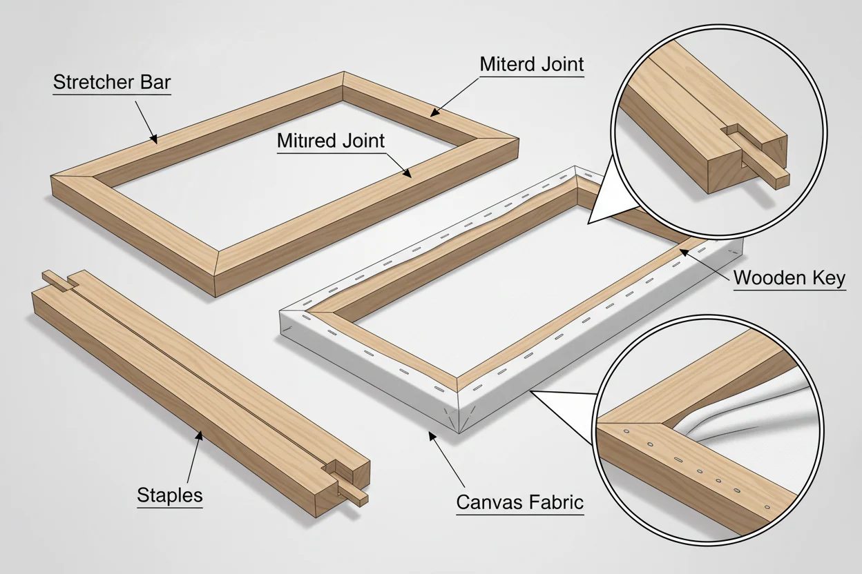 Stretcher Bars — The Internal Frame Every Canvas Needs