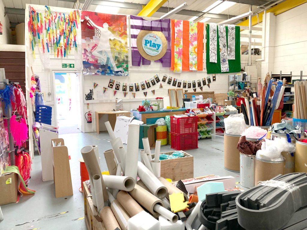 UK scrap stores where to donate art supplies