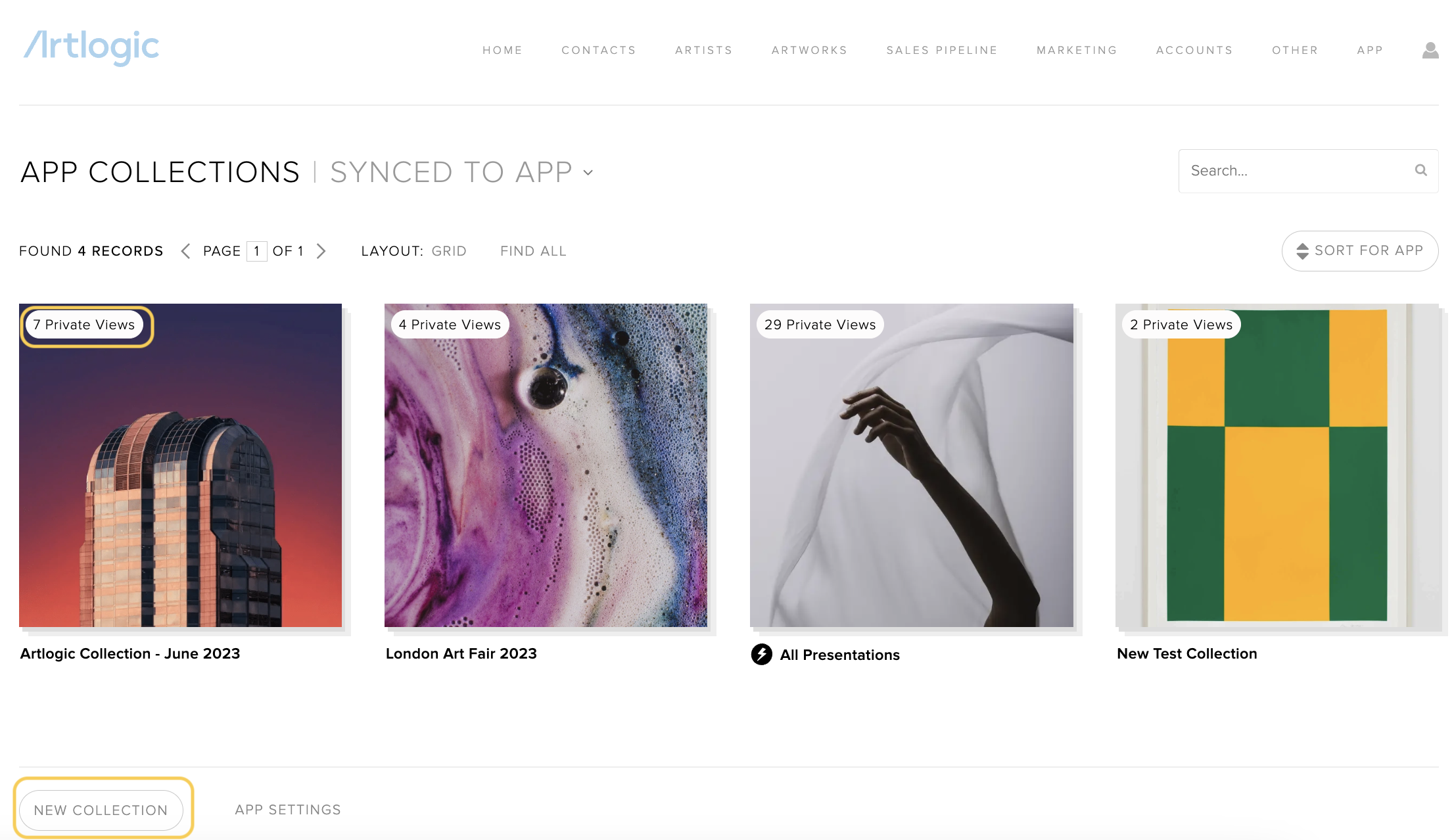 Artlogic inventory tracking software for artists
