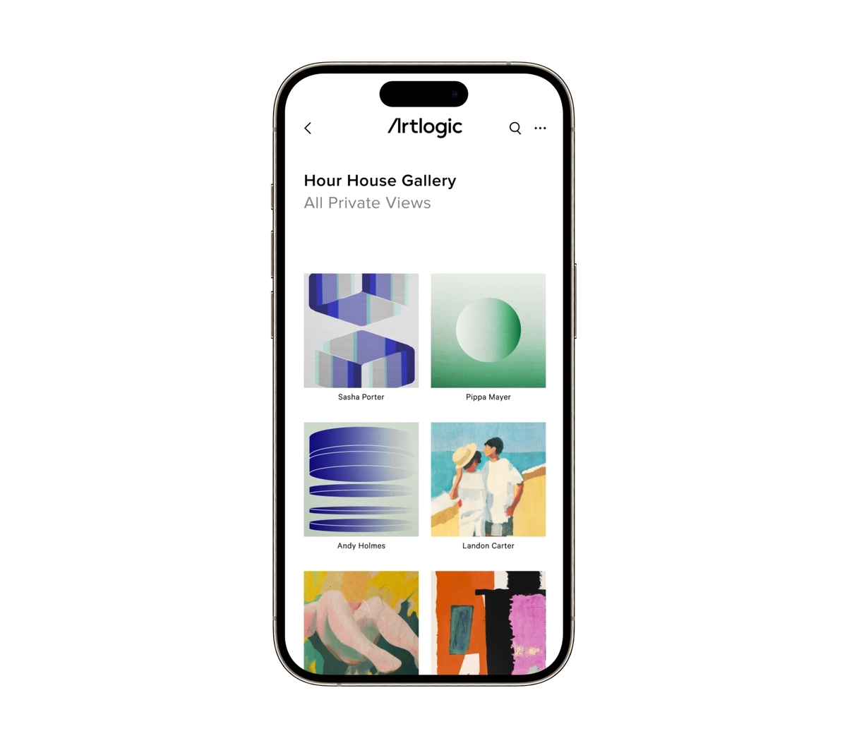 Artlogic automated artist website