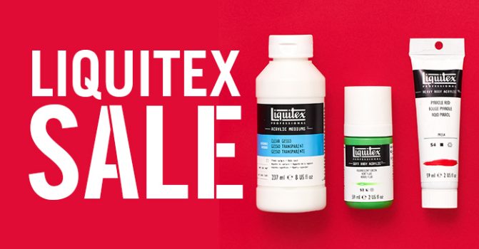 Cass Art: Liquitex Acrylic Sale!