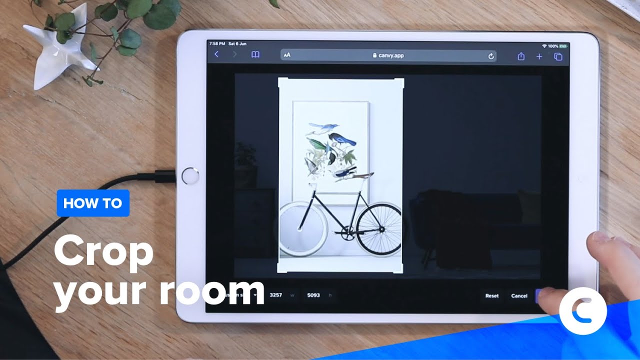 Placing artwork in a Canvy mockup on iPad