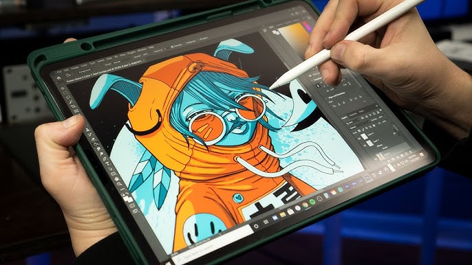iPad and Apple Pencil for digital art