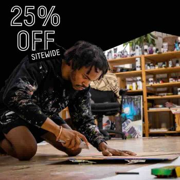 Liquitex: This is huge. 25% off Sitewide