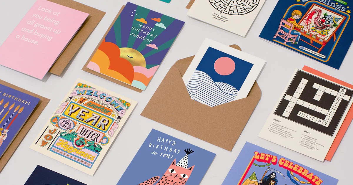 Ohh Deer bold colourful cute stationery UK